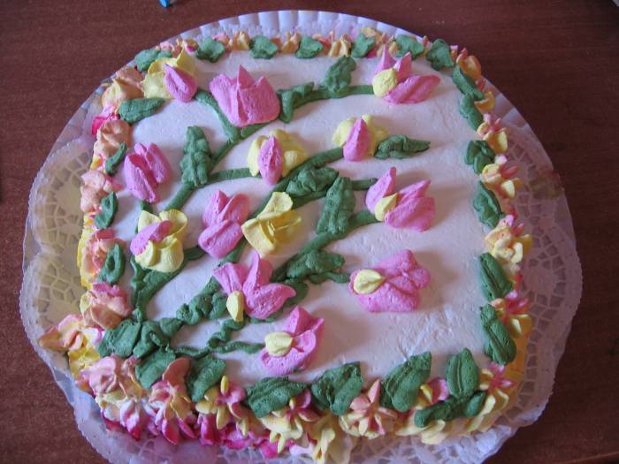 torta in fiore