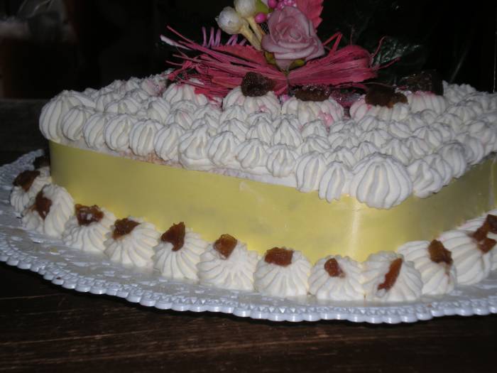 torta panna e marron glace