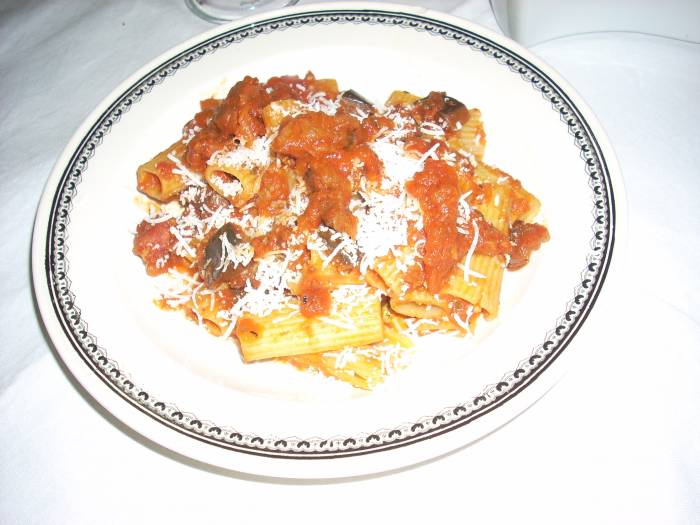 salsa  saporita con le melanzane