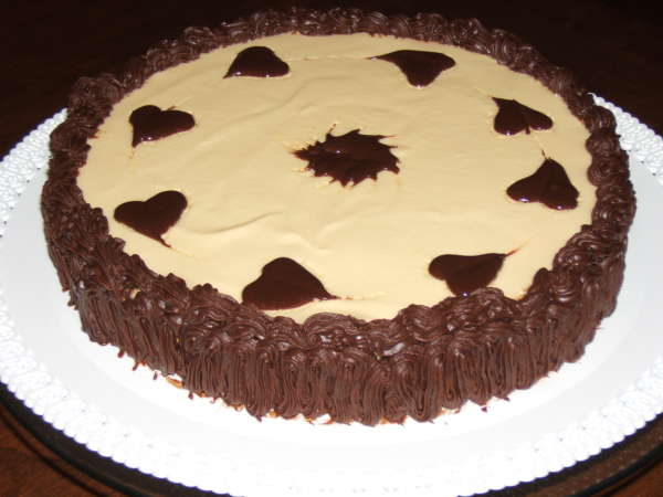 torta cioccoriso di chantilly allo zabaione